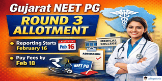 Gujarat NEET PG 2025 Round 3 Allotment Released; Check Reporting Schedule Announced